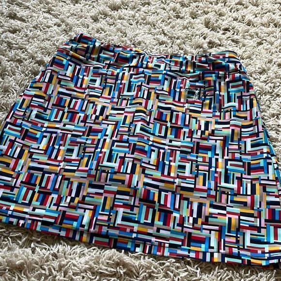 Tzu Tzu Charlotte Golf Skort, Multi Color Design Pickleball,  Tennis, golf  M - Picture 11 of 16